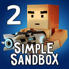 Simple Sandbox 2 - Открыто все оружие Много патронов на Андроид