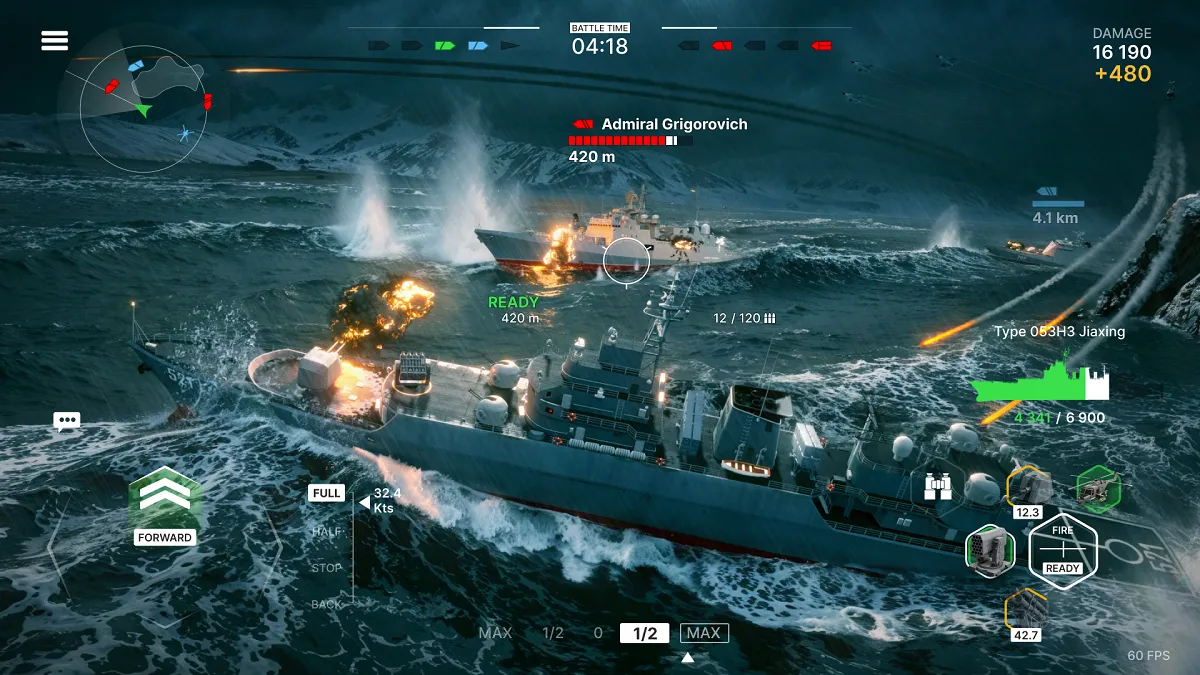 Скачать Warships Mobile 2: Open Beta 0.0.2F3 на Андроид MOD apk (RUS)